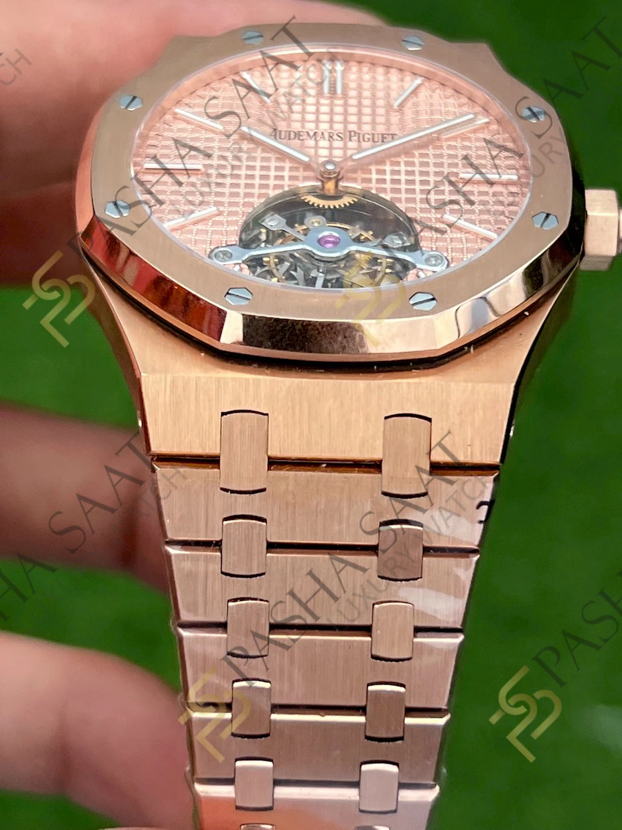 Audemars Piguet Royal Oak 41 Rose Gold Rose Kadran Superclone Saat - Görsel 5