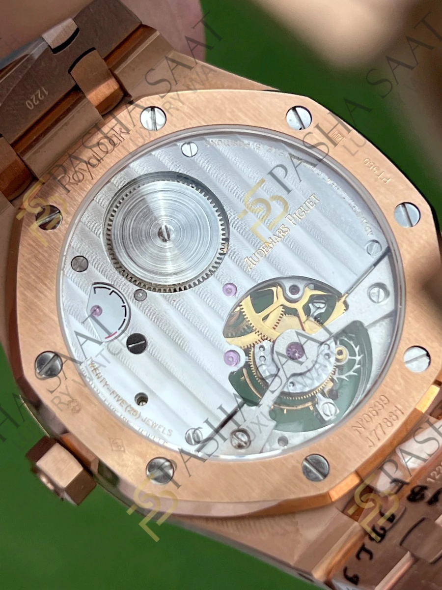 Audemars Piguet Royal Oak 41 Rose Gold Rose Kadran Superclone Saat - Görsel 6