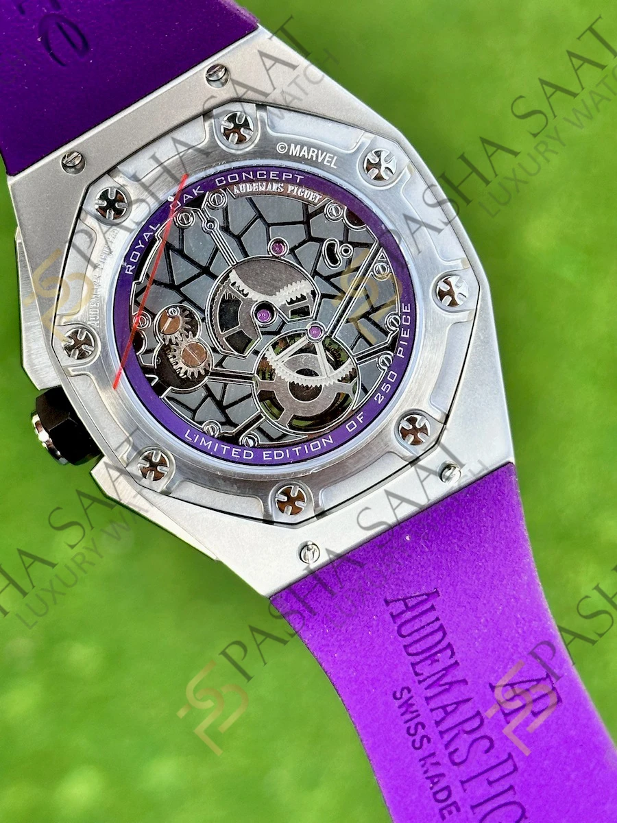 Audemars Piguet Royal Oak Concept Marvel Black Panther Superclone Saat Audemars Piguet Royal Oak Concept Marvel Black Panther Superclone Saat - Görsel 6