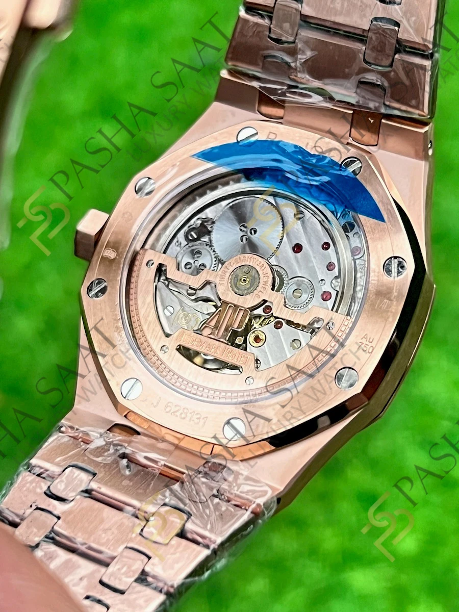 Audemars Piguet Royal Oak Ekstra İnce Rose Füme Gri Kadran 15206 Superclone Saat Audemars Piguet Royal Oak Ekstra İnce Rose Füme Gri Kadran 15206 Superclone Saat - Görsel 6
