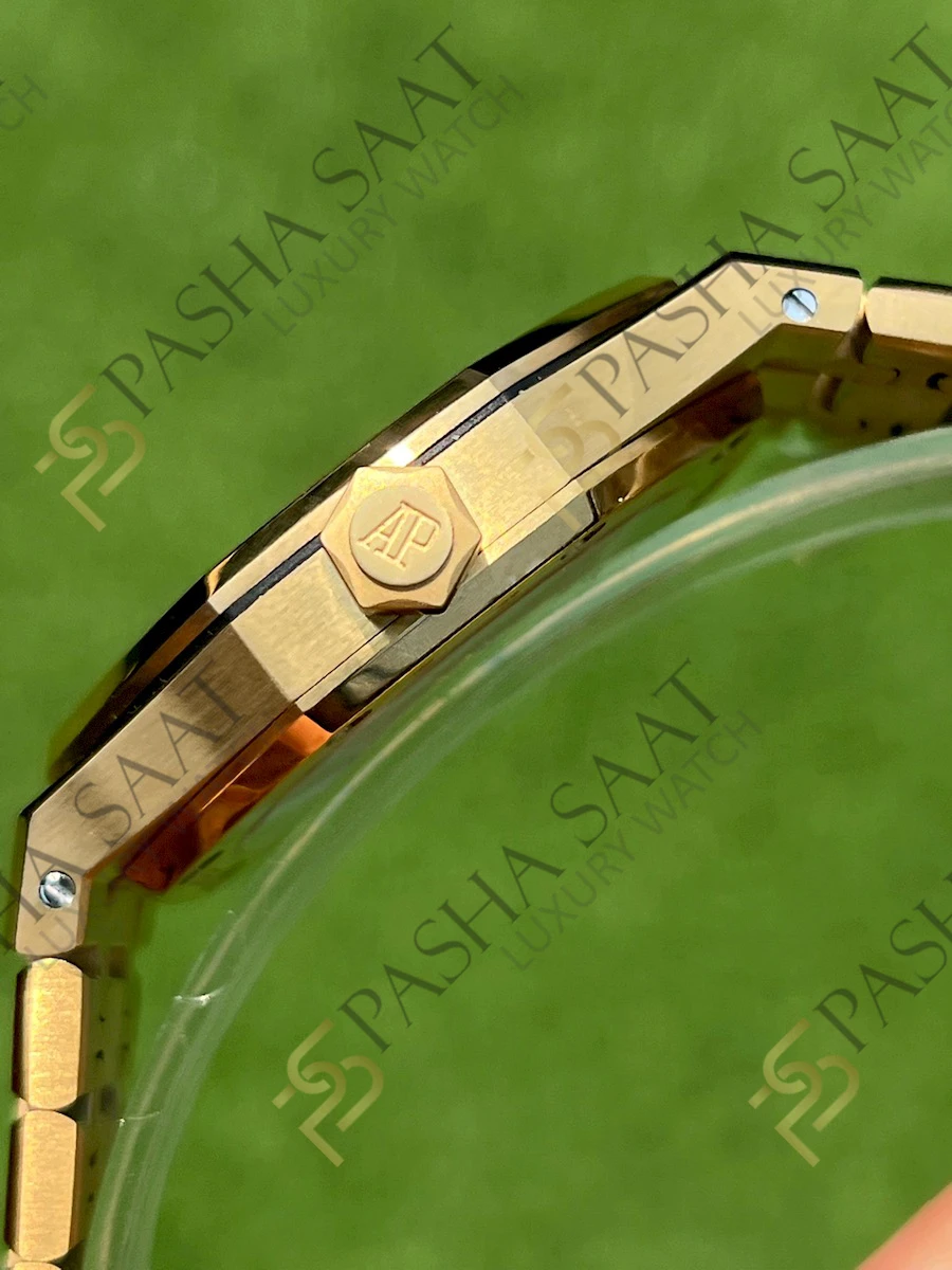 Audemars Piguet Royal Oak Ekstra İnce Sarı Kadran 15206 Superclone Saat Audemars Piguet Royal Oak Ekstra İnce Sarı Kadran 15206 Superclone Saat - Görsel 5