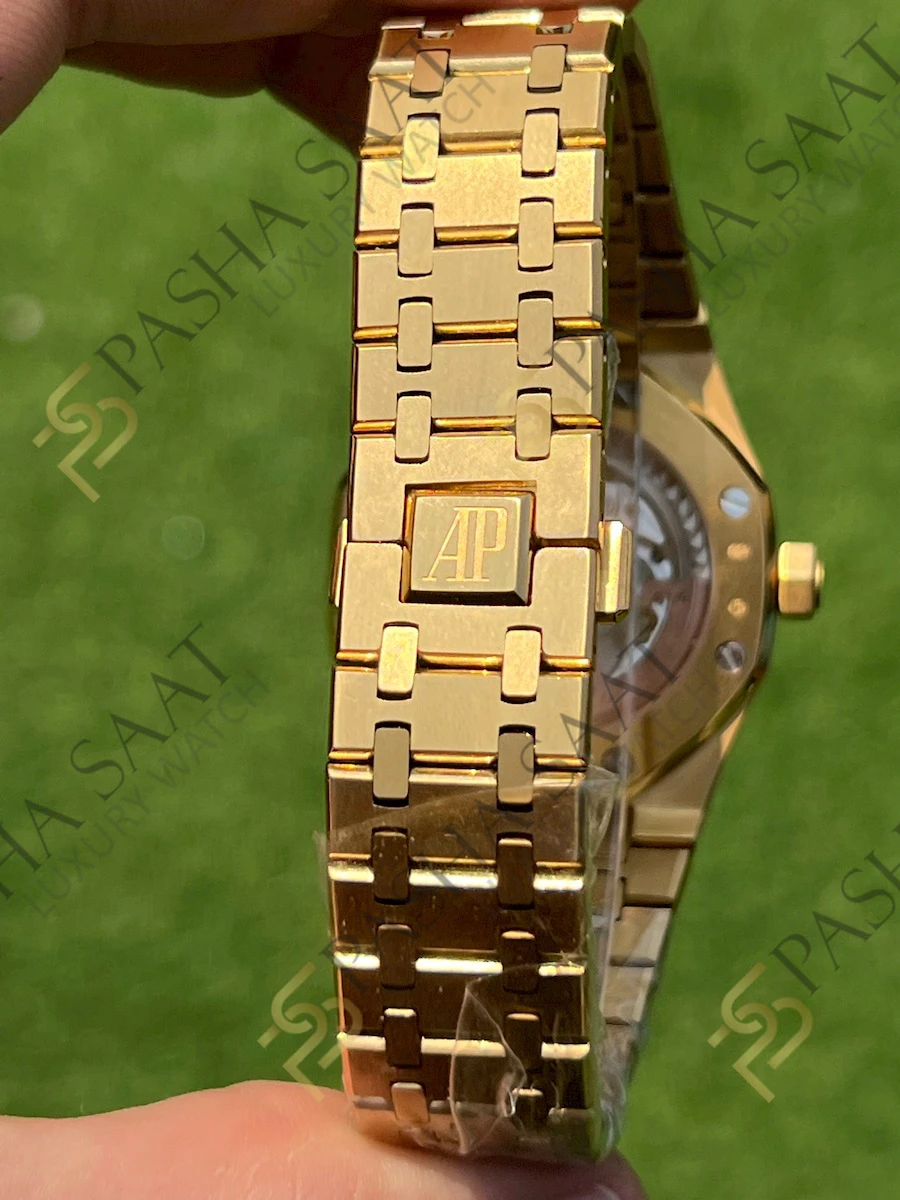 Audemars Piguet Royal Oak Ekstra İnce Sarı Kadran 15206 Superclone Saat Audemars Piguet Royal Oak Ekstra İnce Sarı Kadran 15206 Superclone Saat - Görsel 6