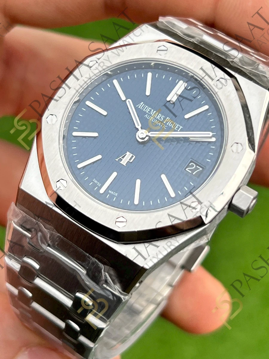 Audemars Piguet Royal Oak Jumbo 39 Mavi Kadran 15202 Superklon ETA Saat Audemars Piguet Royal Oak Jumbo 39 Mavi Kadran 15202 Superklon ETA Saat - Görsel 2