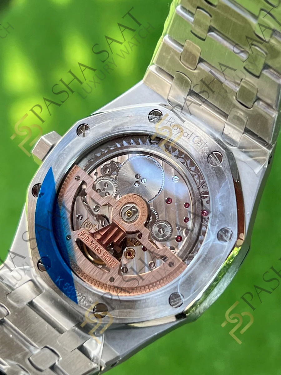 Audemars Piguet Royal Oak Jumbo 39 Siyah Taşlı Kadran 15206 Superklon ETA Saat Audemars Piguet Royal Oak Jumbo 39 Siyah Taşlı Kadran 15206 Superklon ETA Saat - Görsel 6