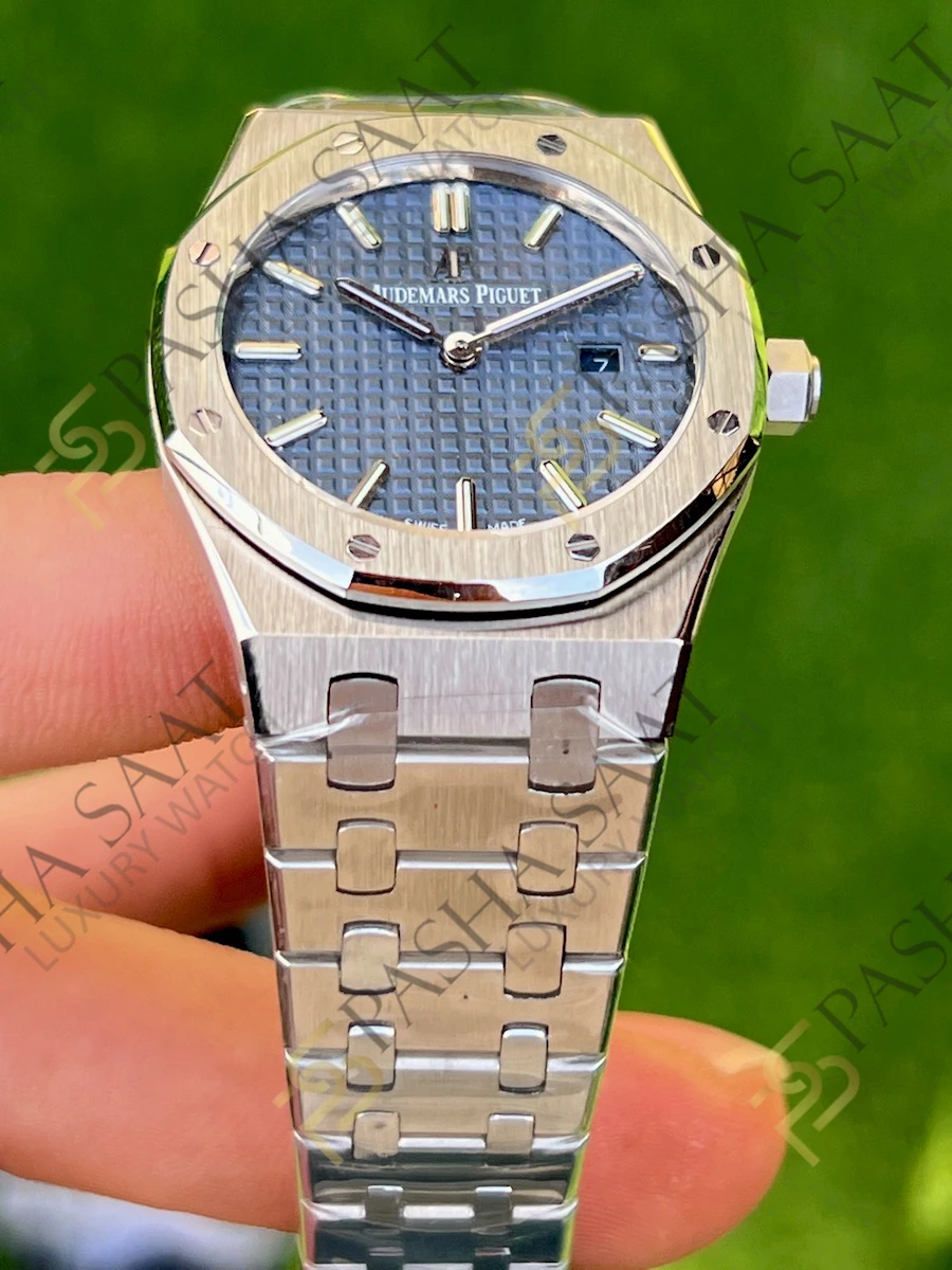Audemars Piguet Royal Oak Lady 33 Mavi Kadran Superclone Saat Audemars Piguet Royal Oak Lady 33 Mavi Kadran Superclone Saat - Görsel 5
