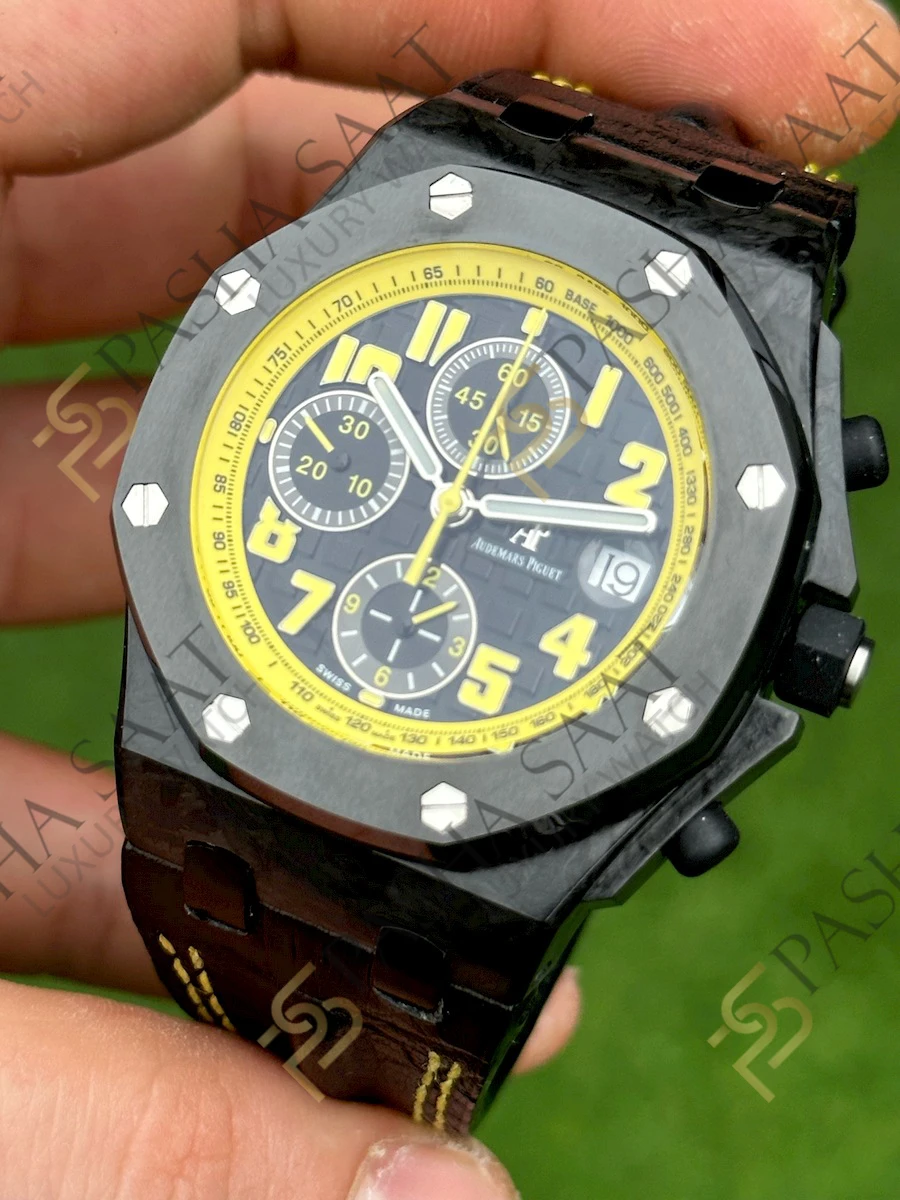 Audemars Piguet Royal Oak Offshore Bumble Bee Karbon Superclone Saat 26176 - Görsel 2