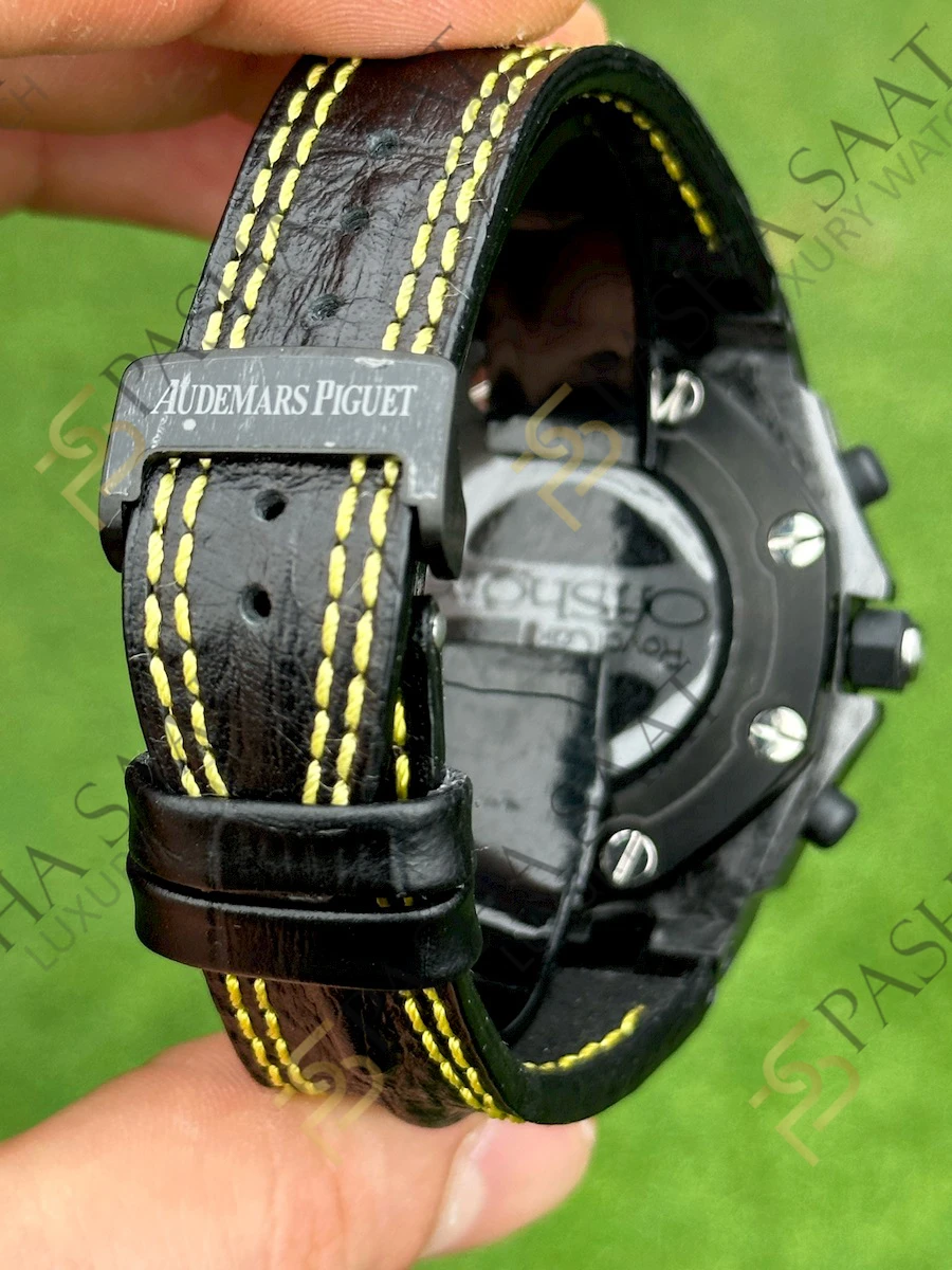 Audemars Piguet Royal Oak Offshore Bumble Bee Karbon Superclone Saat 26176 - Görsel 5