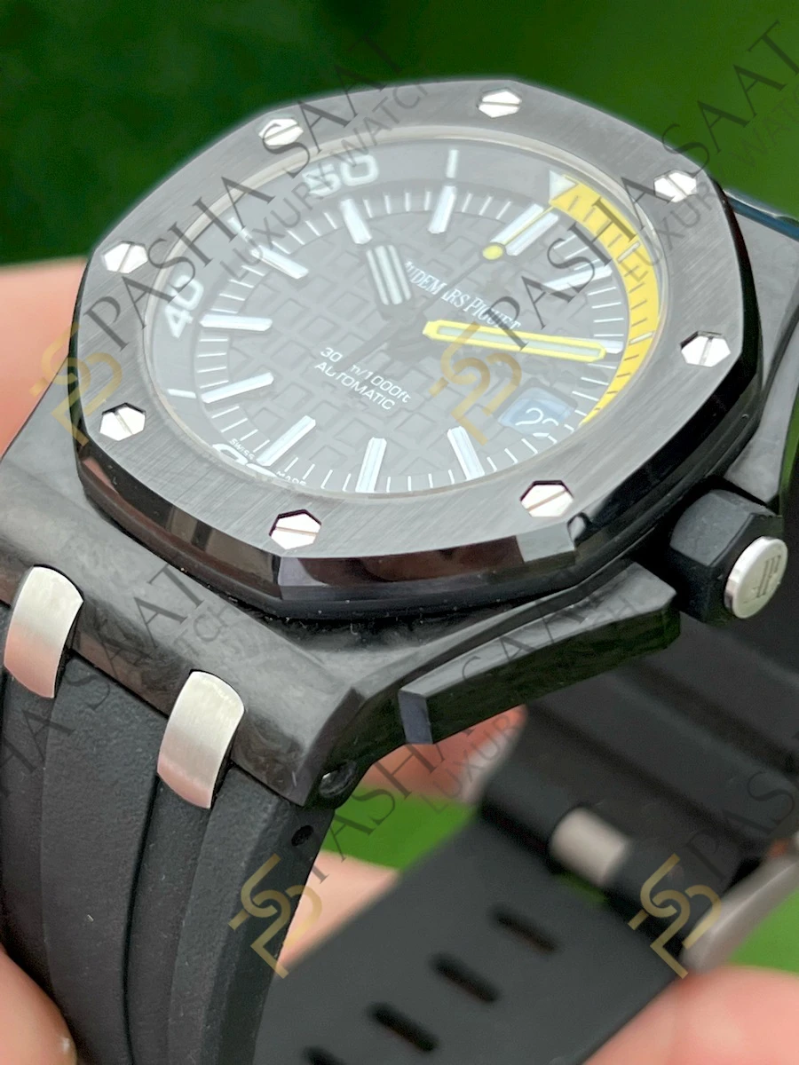 Audemars Piguet Royal Oak Offshore Diver 15706 Karbon Superclone Saat - Görsel 2