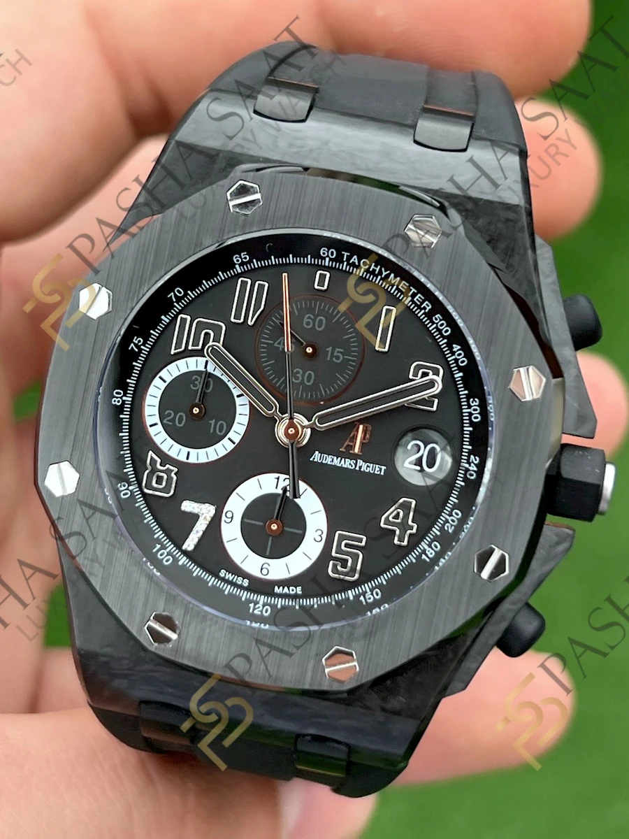 Audemars Piguet Royal Oak Offshore Ginza 7 Karbon Superclone Saat 26205