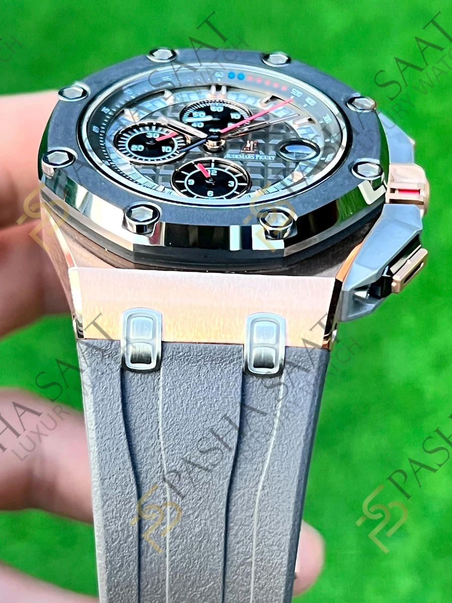 Audemars Piguet Royal Oak Offshore Michael Schumacher Rose Gold Superclone Saat Audemars Piguet Royal Oak Offshore Michael Schumacher Rose Gold Superclone Saat - Görsel 3