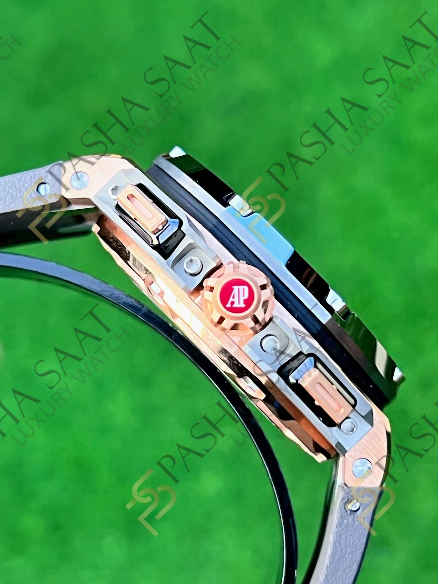 Audemars Piguet Royal Oak Offshore Michael Schumacher Rose Gold Superclone Saat Audemars Piguet Royal Oak Offshore Michael Schumacher Rose Gold Superclone Saat - Görsel 4