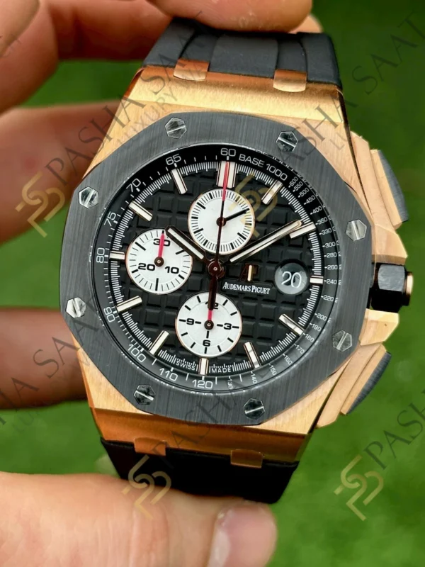 Audemars Piguet Royal Oak Offshore Siyah Kadran Superclone Saat 26400