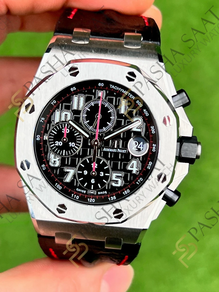 Audemars Piguet Royal Oak Offshore “Vampire” Superclone Saat 26470 Audemars Piguet Royal Oak Offshore “Vampire” Superclone Saat 26470
