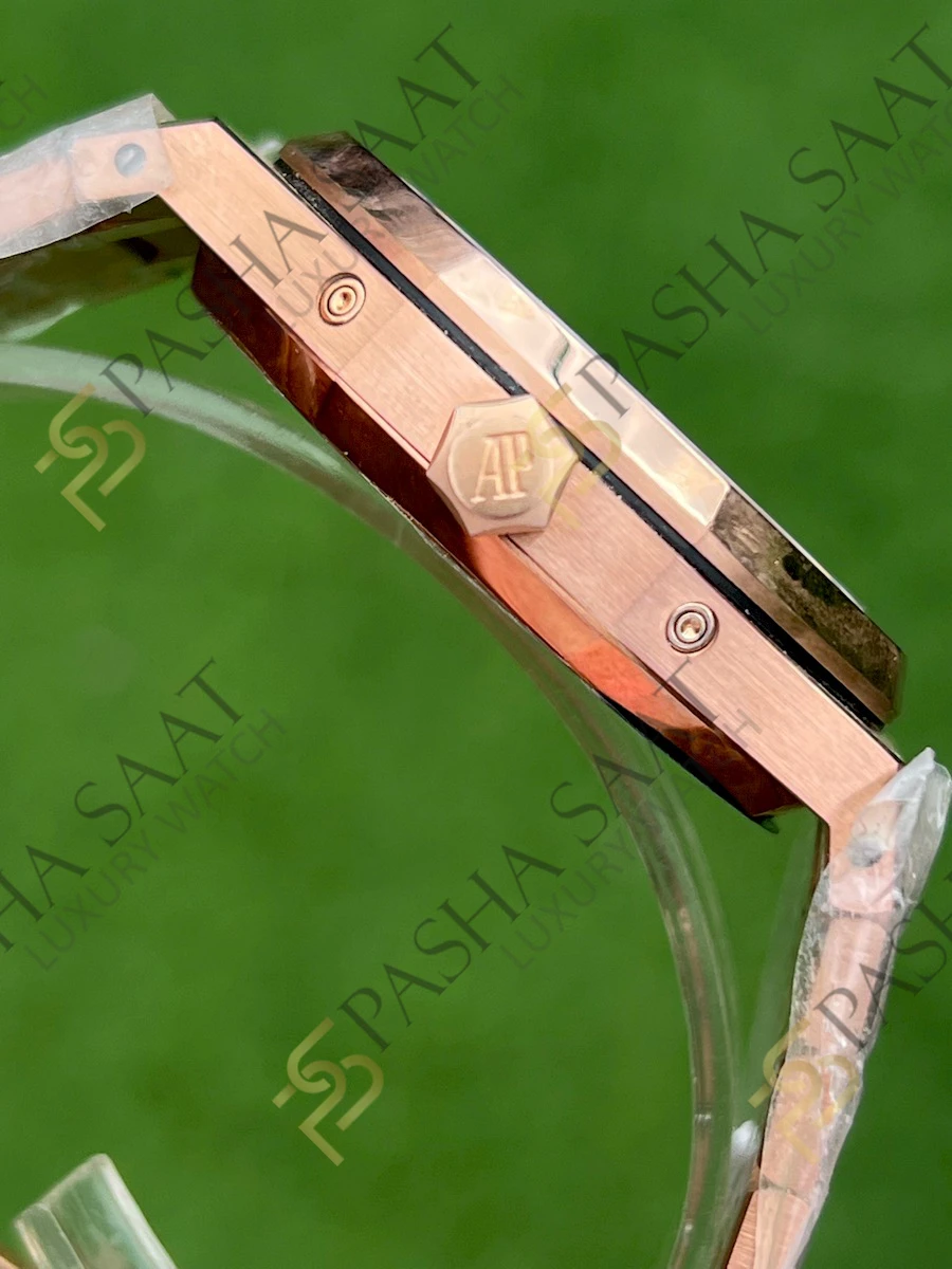 Audemars Piguet Royal Oak Perpetual Calendar Mavi Kadran 26574OR ETA Saat - Görsel 4