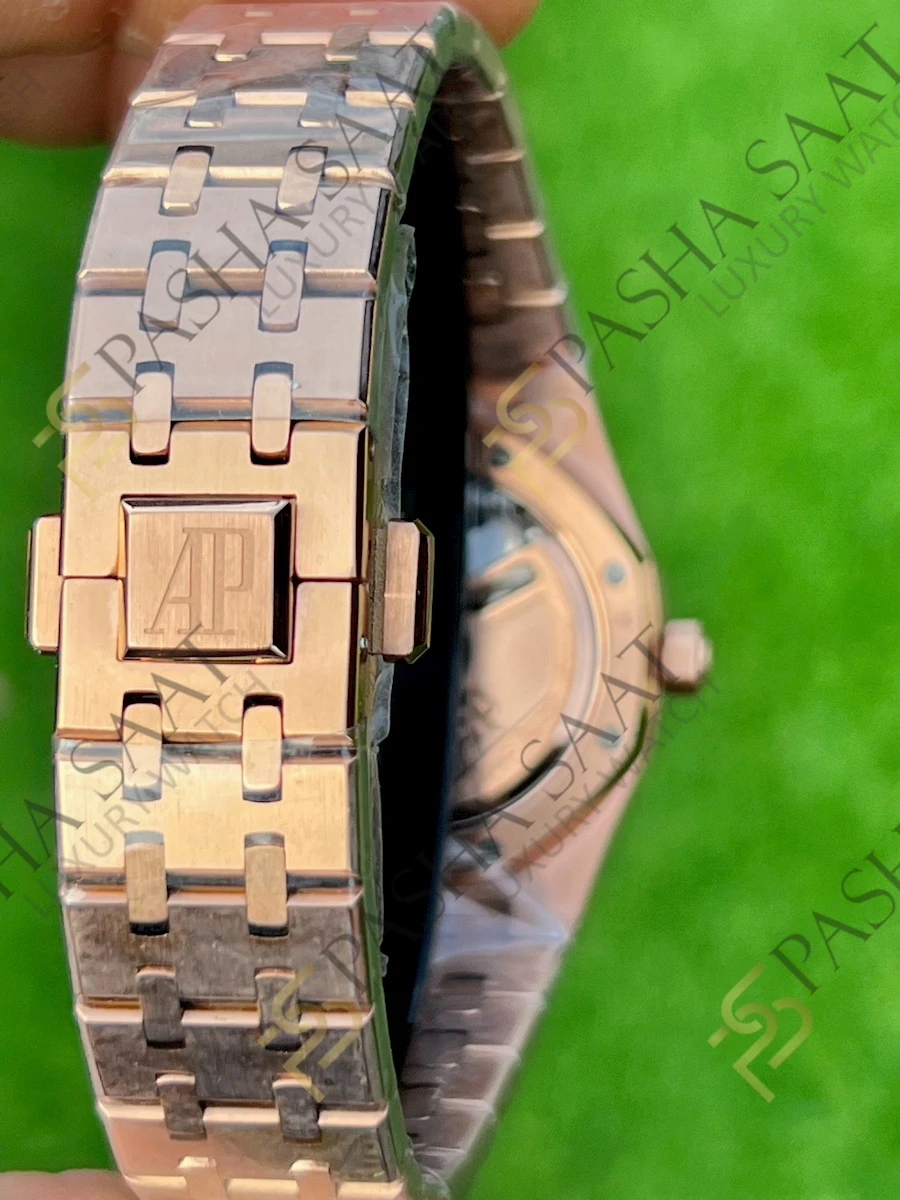Audemars Piguet Royal Oak Rose Gold Beyaz Kadran Superclone 77351 Audemars Piguet Royal Oak Rose Gold Beyaz Kadran Superclone 77351 - Görsel 5