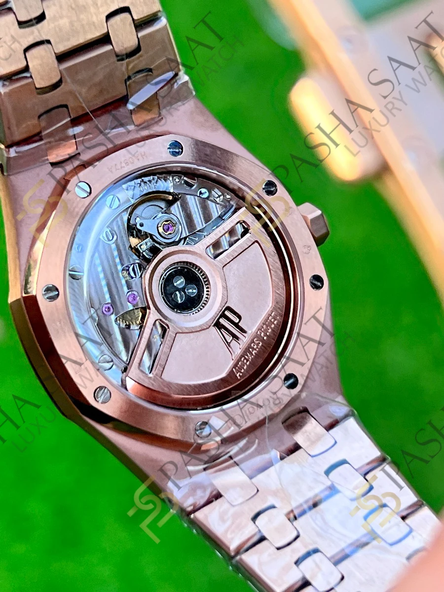 Audemars Piguet Royal Oak Rose Gold Beyaz Kadran Superclone 77351 Audemars Piguet Royal Oak Rose Gold Beyaz Kadran Superclone 77351 - Görsel 6
