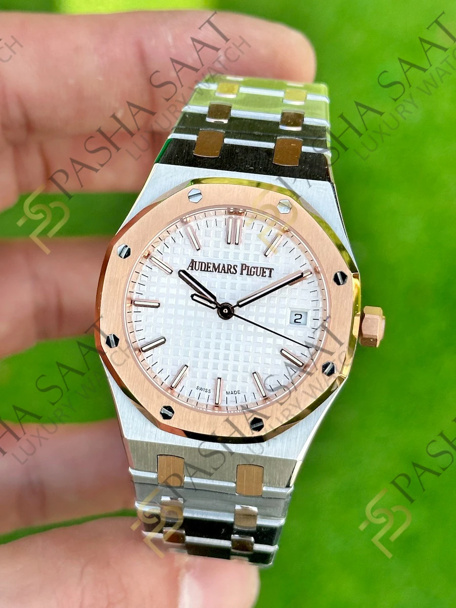 Audemars Piguet Royal Oak Selfwinding 34mm 77450SR Superclone Saat Audemars Piguet Royal Oak Selfwinding 34mm 77450SR Superclone Saat