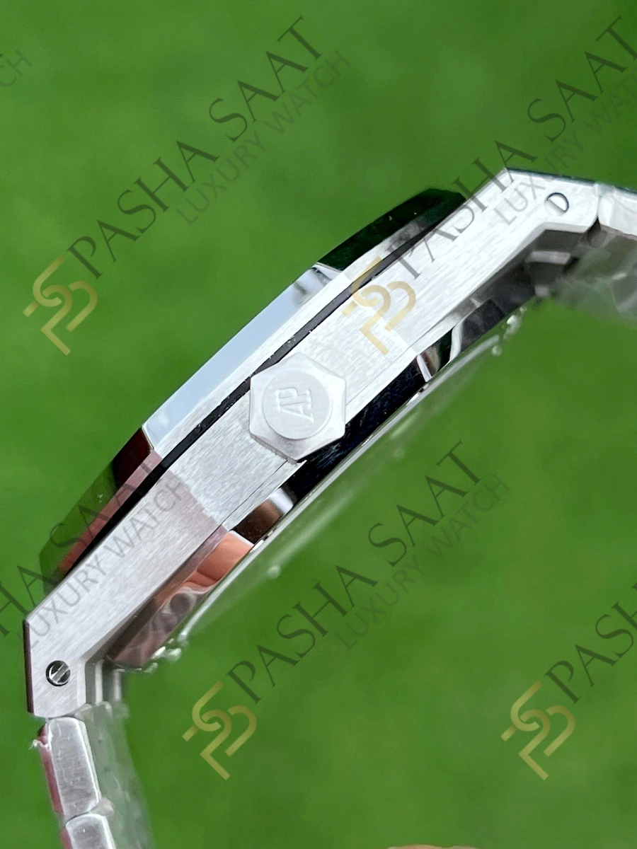 Audemars Piguet Royal Oak Tourbillon Gri Kadran Taşlı Bezel Superclone Saat 26516 - Görsel 4