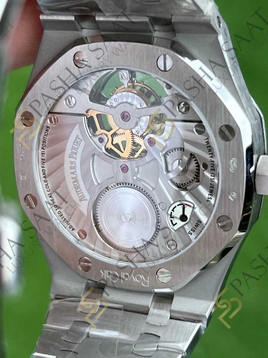 Audemars Piguet Royal Oak Tourbillon Mor Kadran Superclone Saat 26522ST - Görsel 5