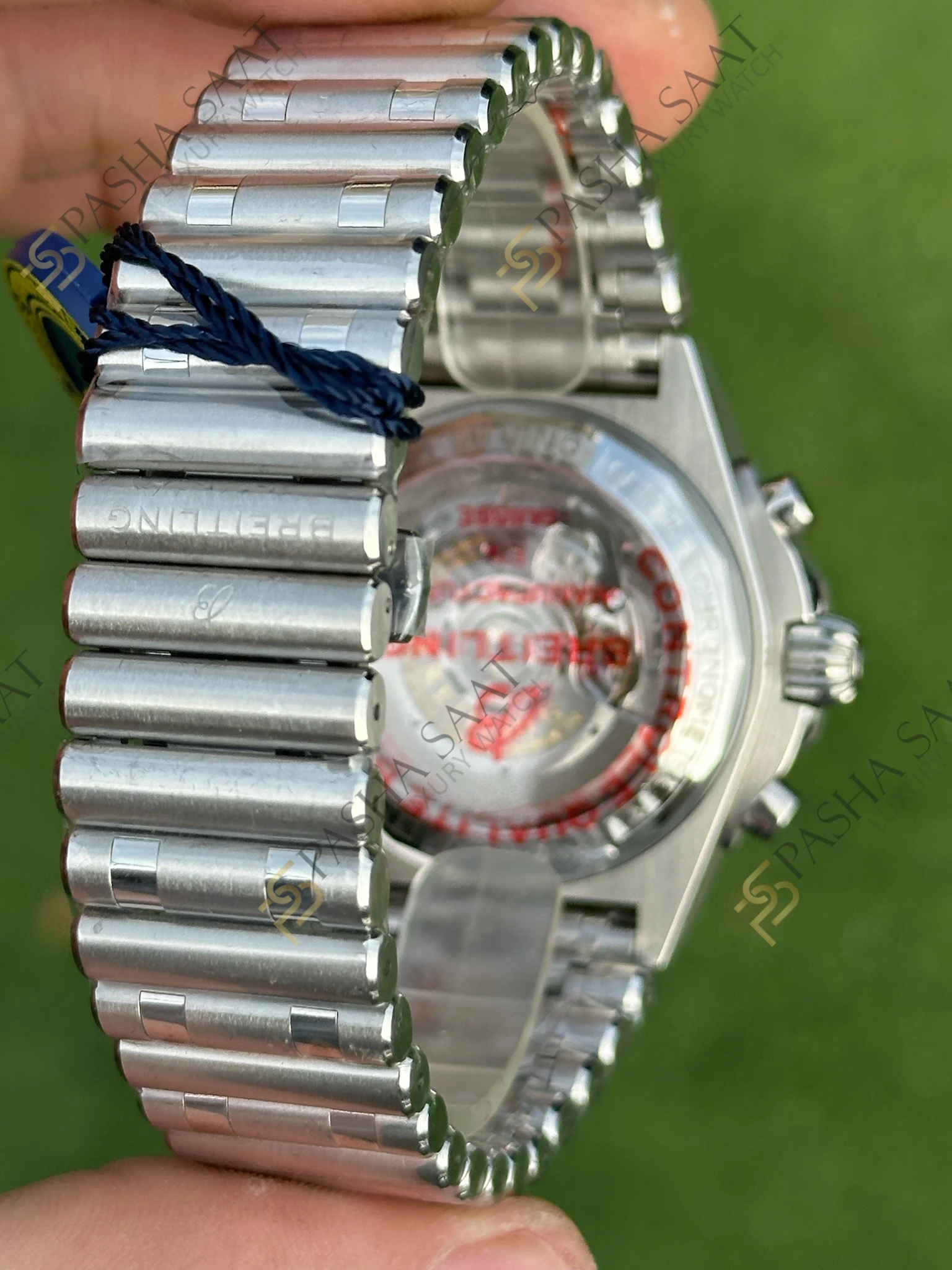 Breitling Chronomat B01 42mm Buz Mavi Kadran Siyah Gösterge Superclone Eta Saat - Görsel 5