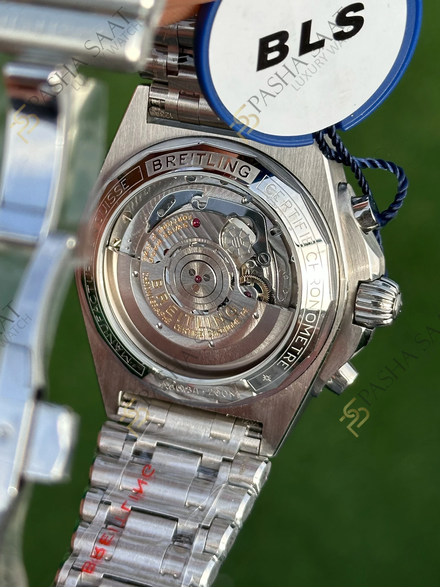 Breitling Chronomat B01 42mm Buz Mavi Kadran Siyah Gösterge Superclone Eta Saat - Görsel 6