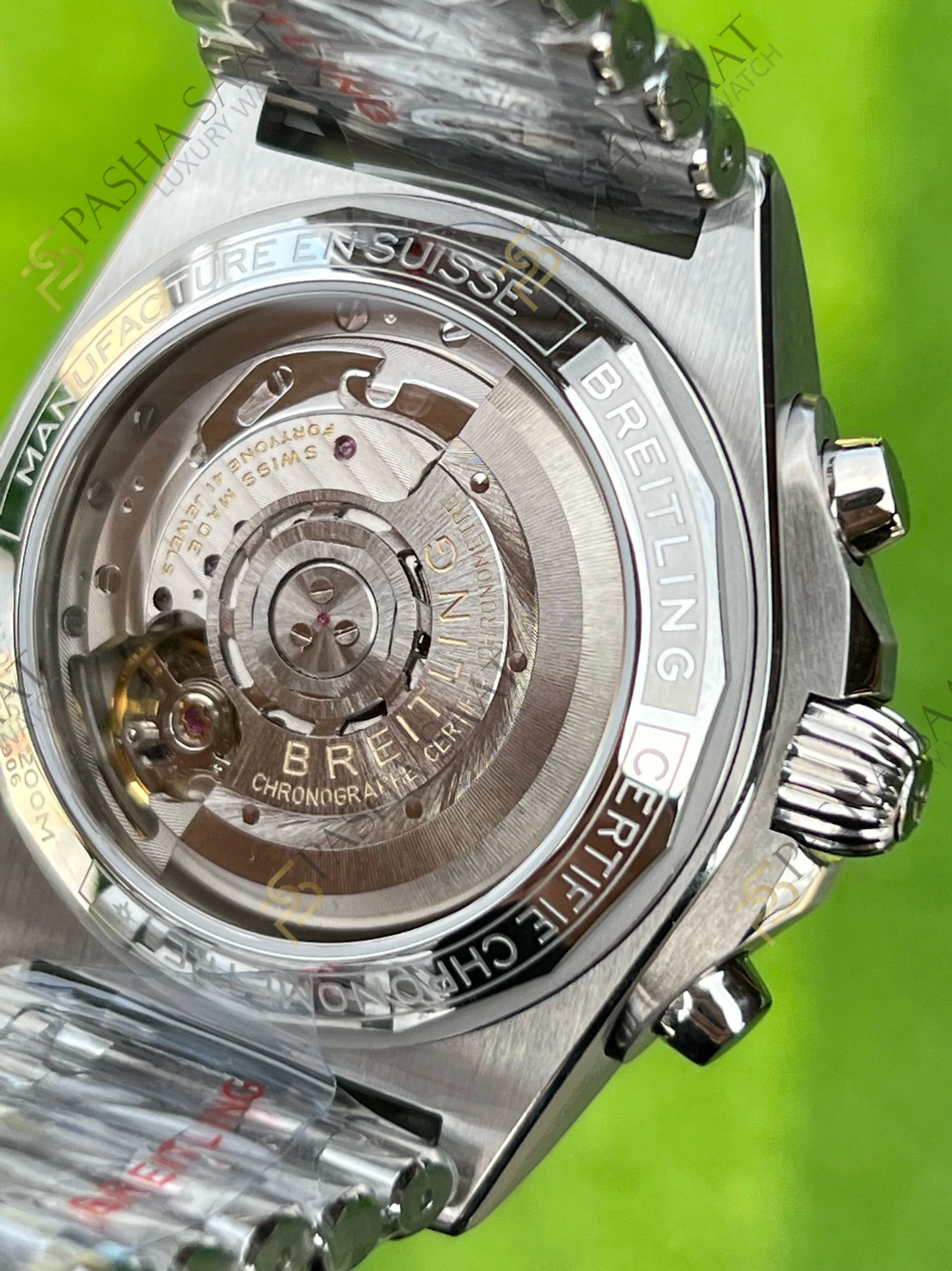 Breitling Chronomat B01 42mm Mavi Kadran Siyah Gösterge Superclone Eta Saat - Görsel 2