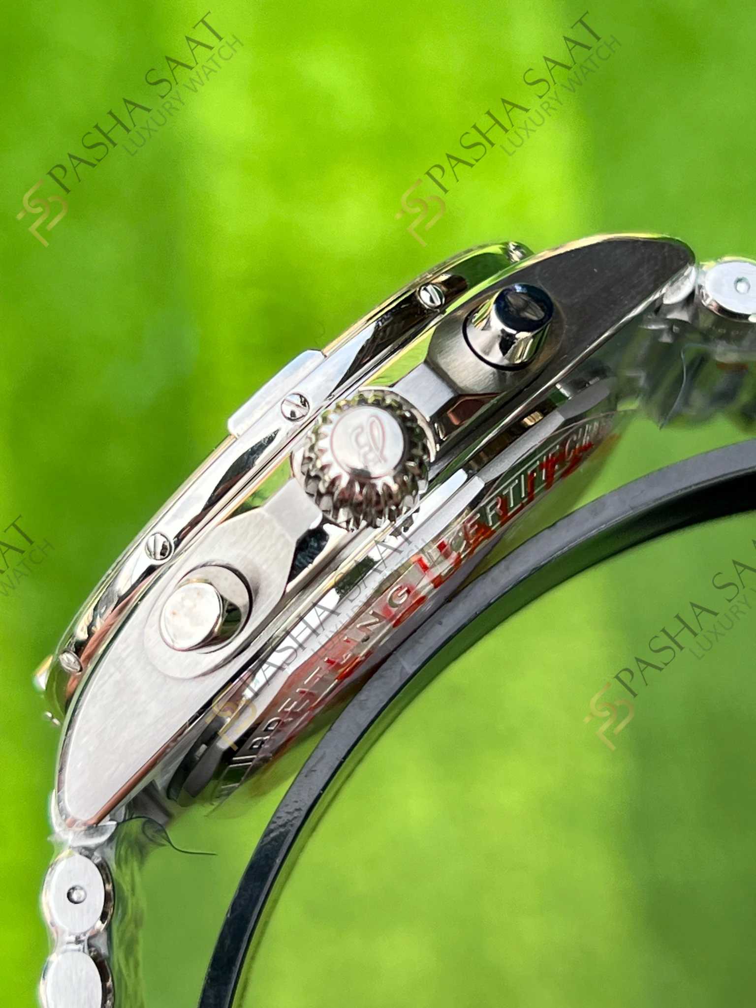 Breitling Chronomat B01 42mm Mavi Kadran Siyah Gösterge Superclone Eta Saat - Görsel 9