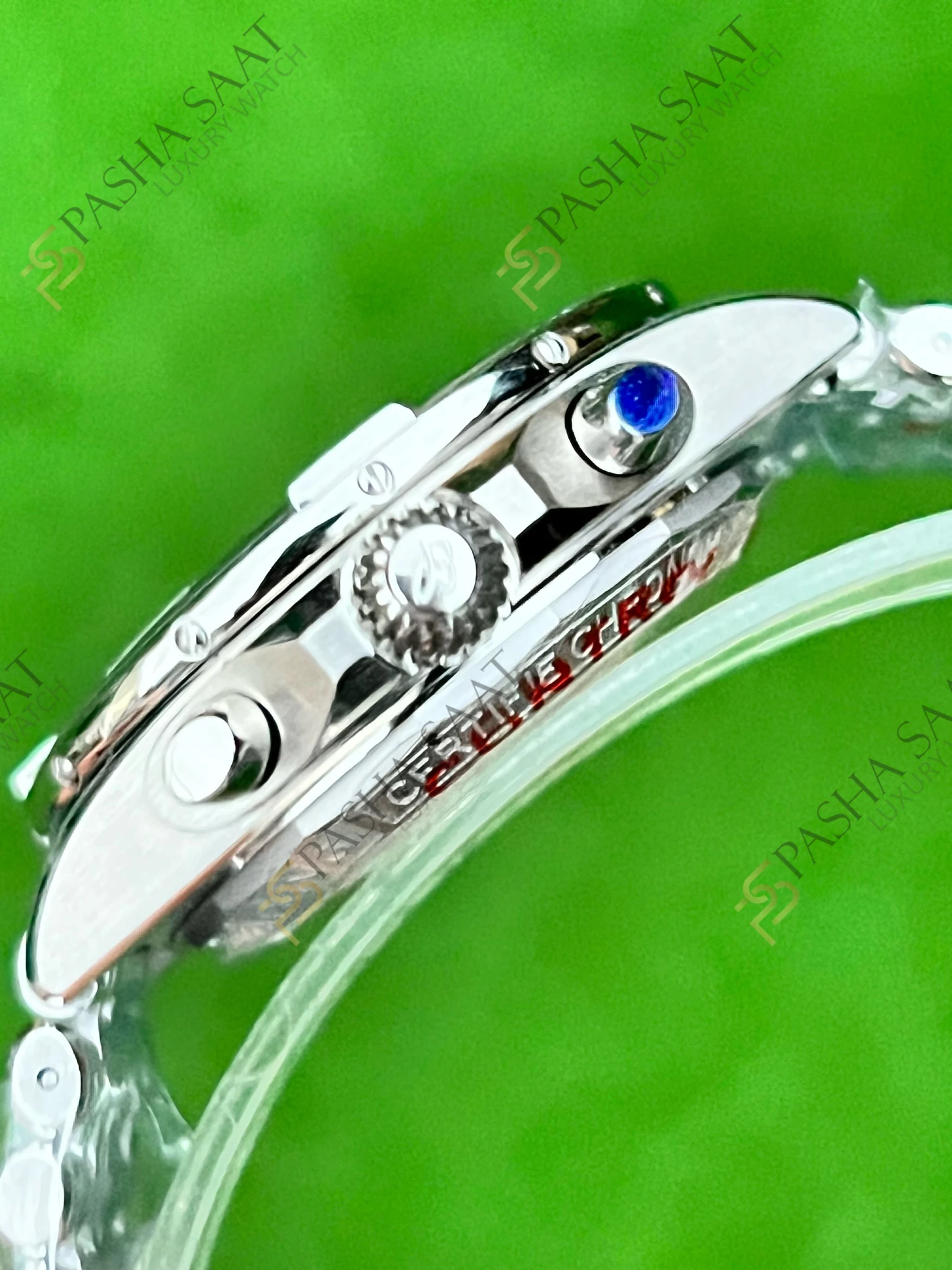 Breitling Chronomat B01 42mm Siyah Kadran Beyaz Gösterge Superclone Saat - Görsel 3