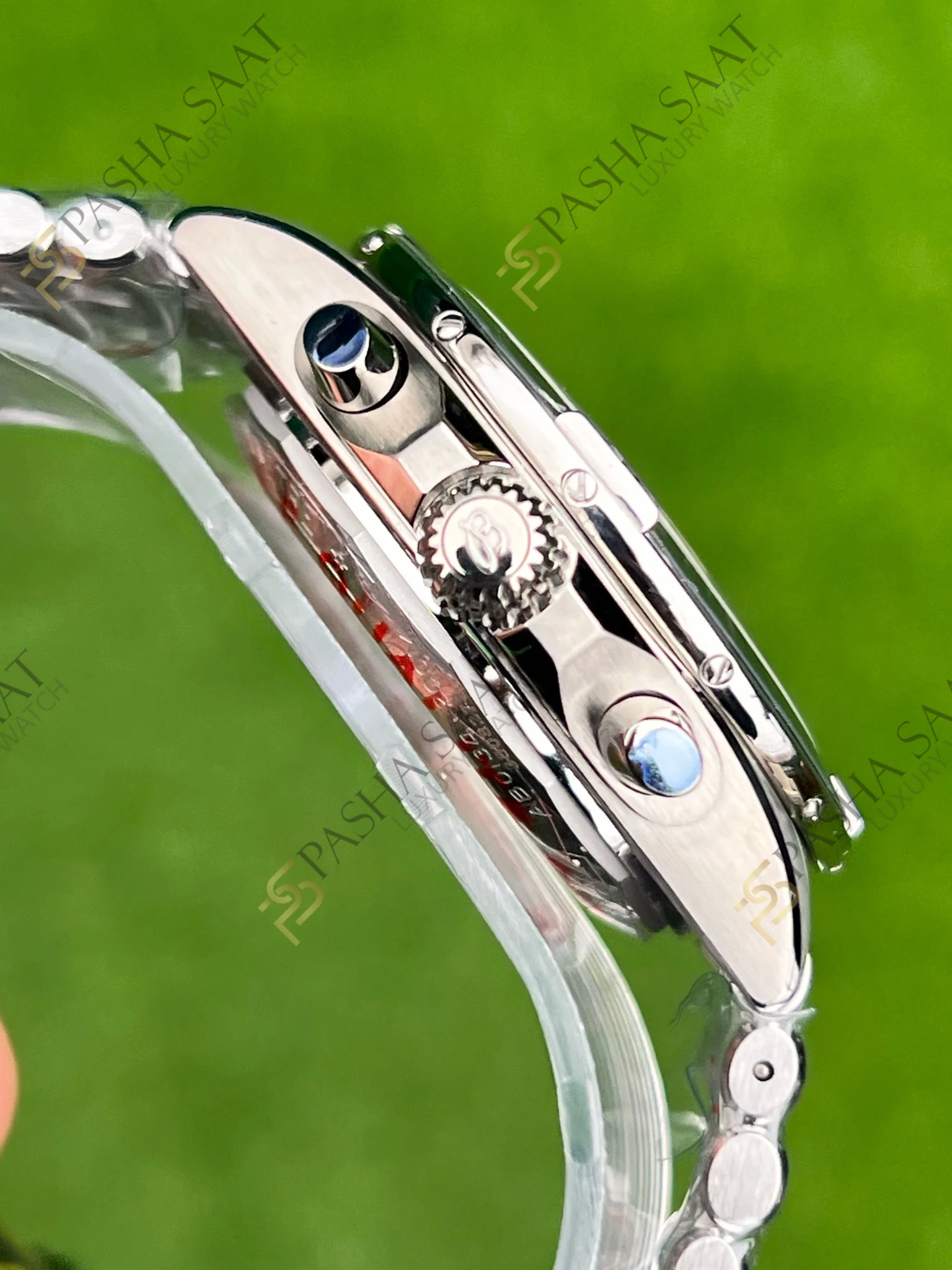 Breitling Chronomat B01 42mm Yeşil Kadran Siyah Gösterge Superclone Eta Saat - Görsel 4