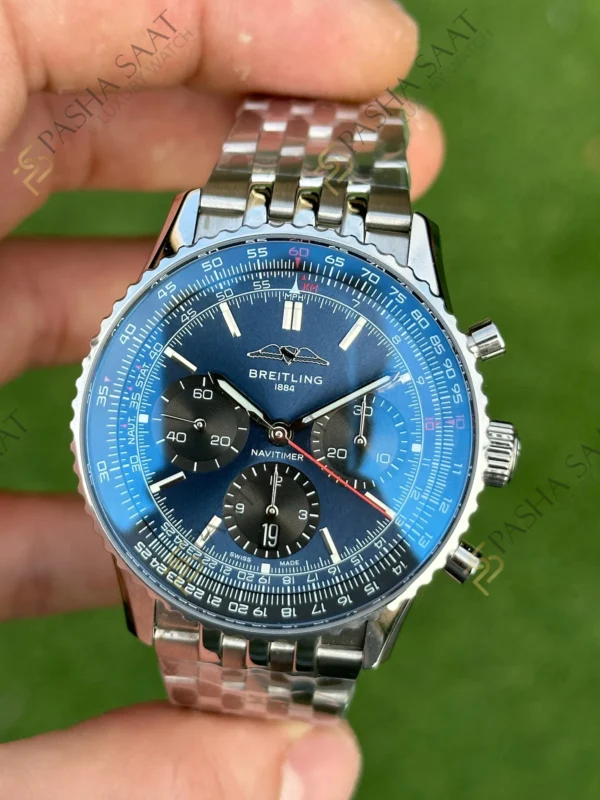 Breitling Navitimer 1 B01 Mavi Kadran Super Clone Eta Saat