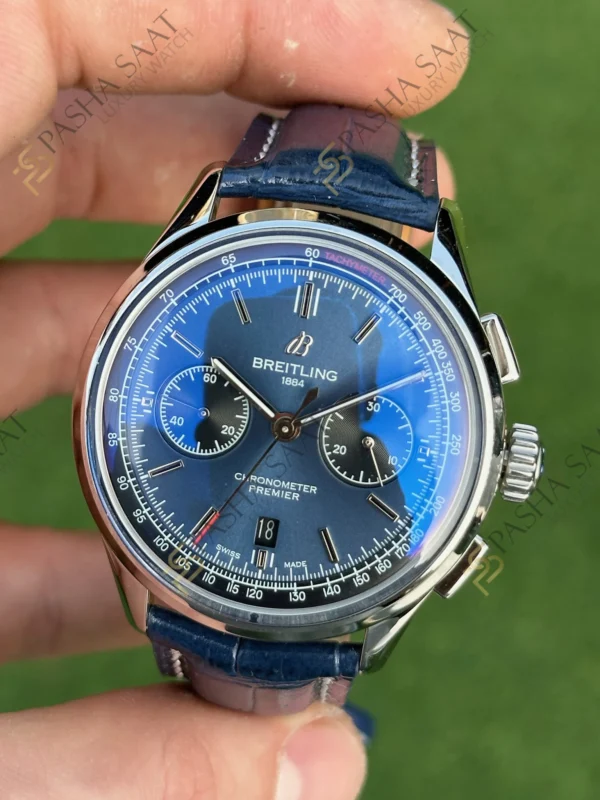 Breitling Premier B01 Mavi Kadran Chronograph 42 Eta Saat