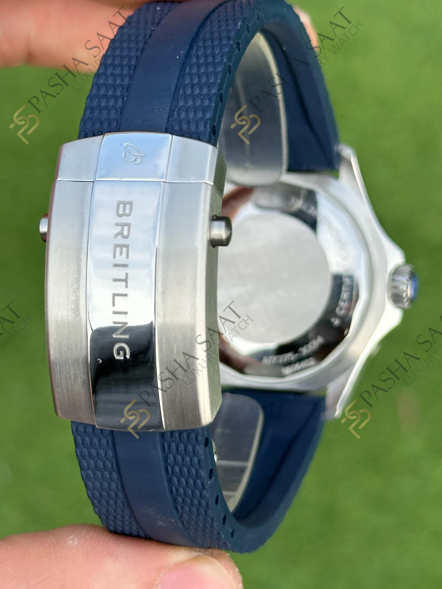 Breitling Superocean 44mm Mavi Kadran A17376 Superclone Saat Breitling Superocean 44mm Mavi Kadran A17376 Superclone Saat - Görsel 5