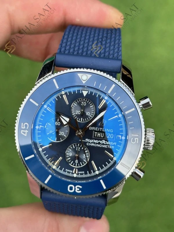 Breitling Superocean Heritage II 44mm Blue Dial Ref A13313 Superclone Saat