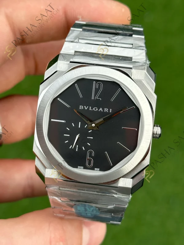 Bvlgari Octo Finissimo 103297 Siyah Kadran Superclone Eta Saat