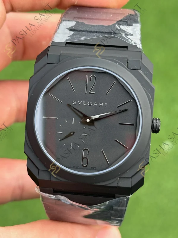 Eta Saat - Pasha Saat Bvlgari Octo Finissimo Siyah 103077 Superclone Eta Saat