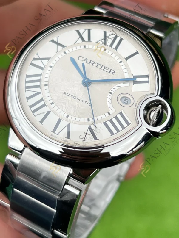 Cartier Ballon Bleu Beyaz Kadran Superclone Erkek Saati 2