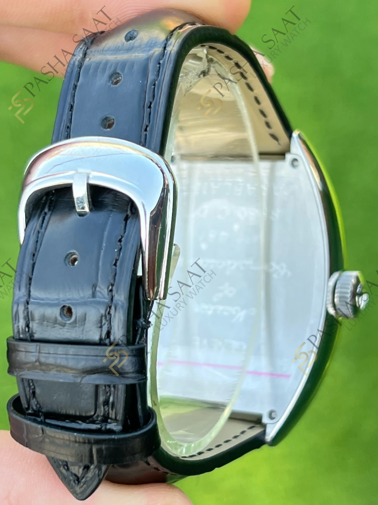 Franck Muller Crazy Hours Beyaz Kadran Deri Kordon Superclone Saat - Görsel 5