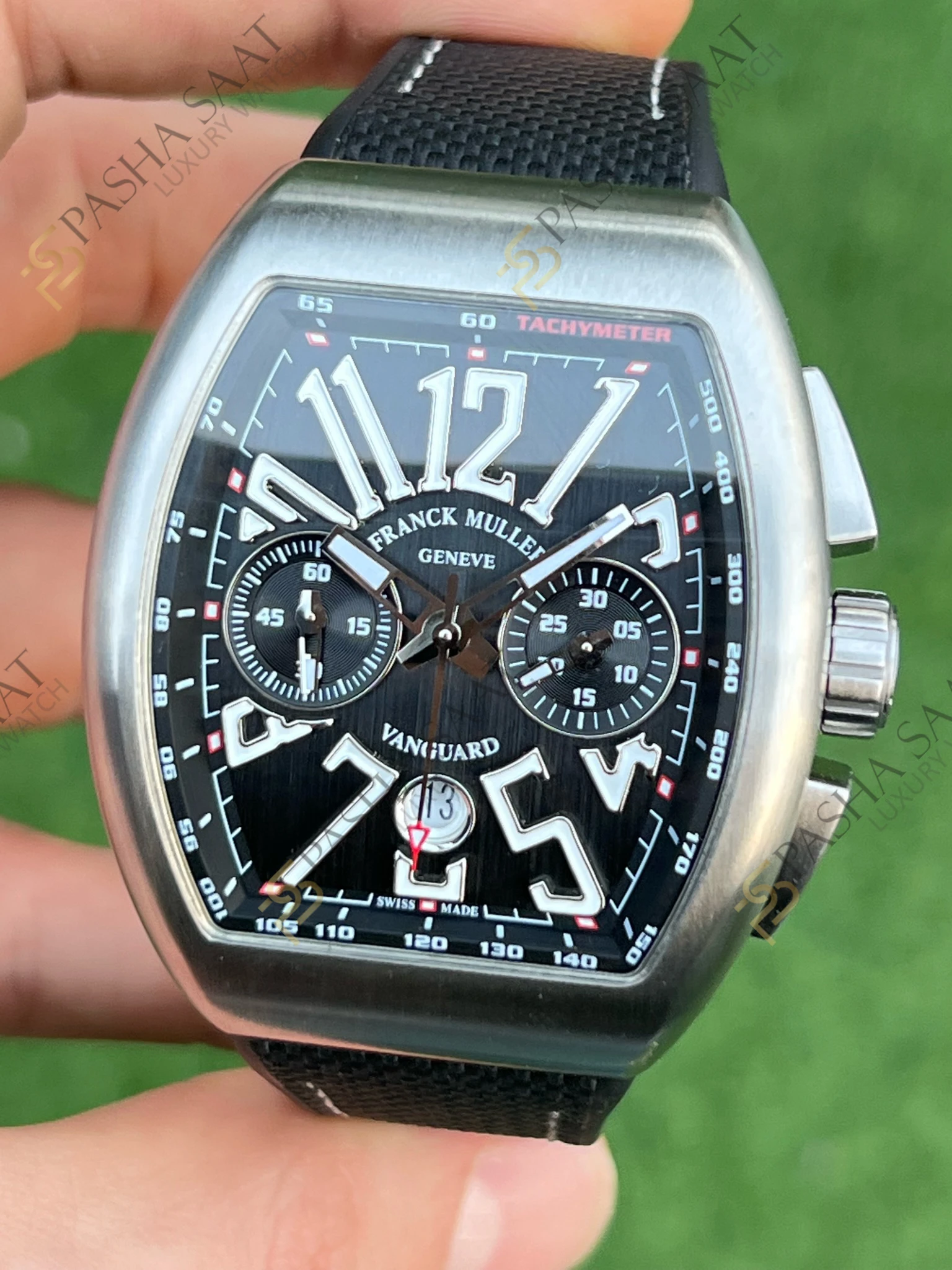 Franck Muller Vanguard Chronograph Siyah V45 Erkek Superclone Saat Franck Muller Vanguard Chronograph Siyah V45 Erkek Superclone Saat