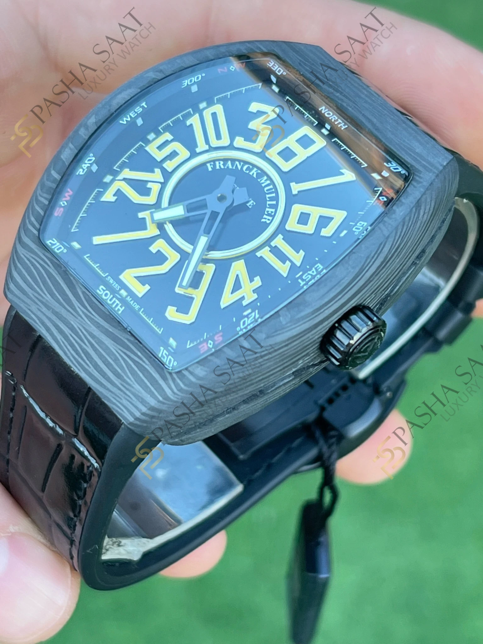 Franck Muller Vanguard Crazy Hours Karbon Kasa Sarı Rakam Eta Saat - Görsel 2