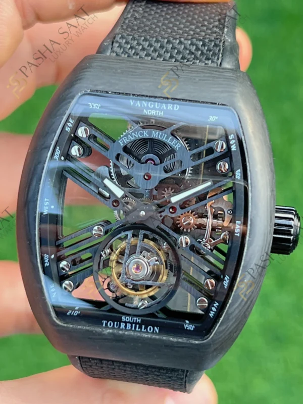 Eta Saat - Pasha Saat Franck Muller Vanguard Skeleton Karbon V45 Tourbillon Eta Saat