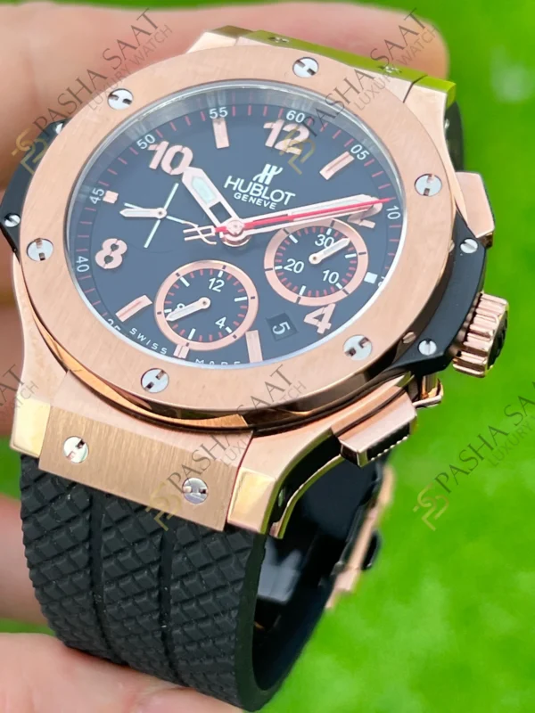 Hublot Big Bang Rose Gold Kasa Siyah Kadran Eta Saat 2