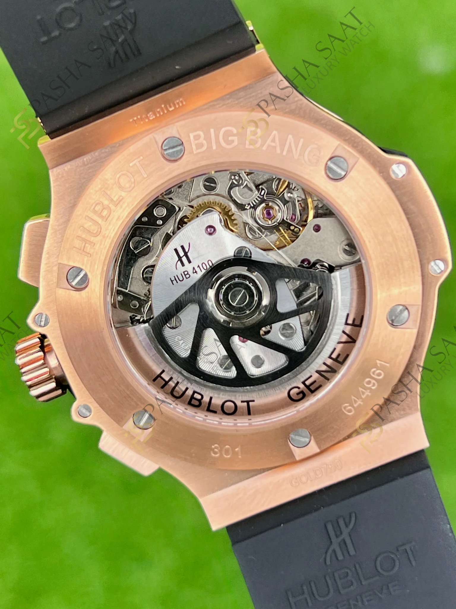 Hublot Big Bang Rose Gold Kasa Siyah Kadran Eta Saat Hublot Big Bang Rose Gold Kasa Siyah Kadran Eta Saat - Görsel 6