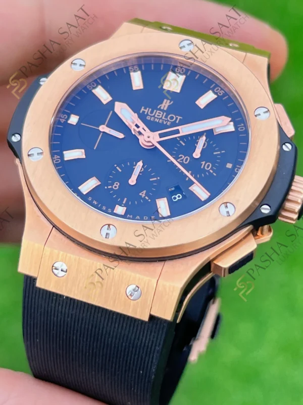 Hublot Big Bang Rose Kasa Siyah Kadran 301.PX Superclone Saat 2