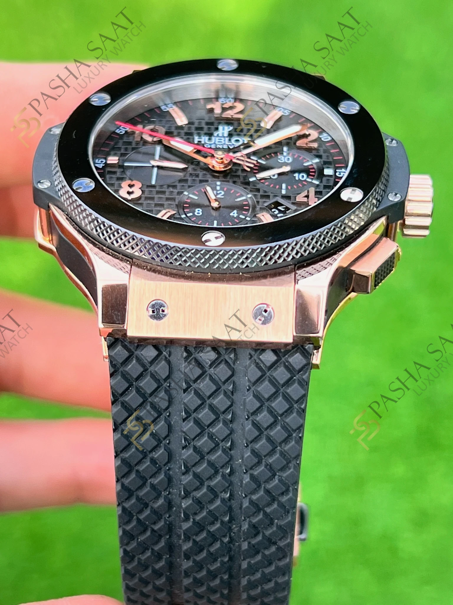 Hublot Big Bang Rose Kasa Siyah Seramik Bezel Superclone Saat Hublot Big Bang Rose Kasa Siyah Seramik Bezel Superclone Saat - Görsel 3