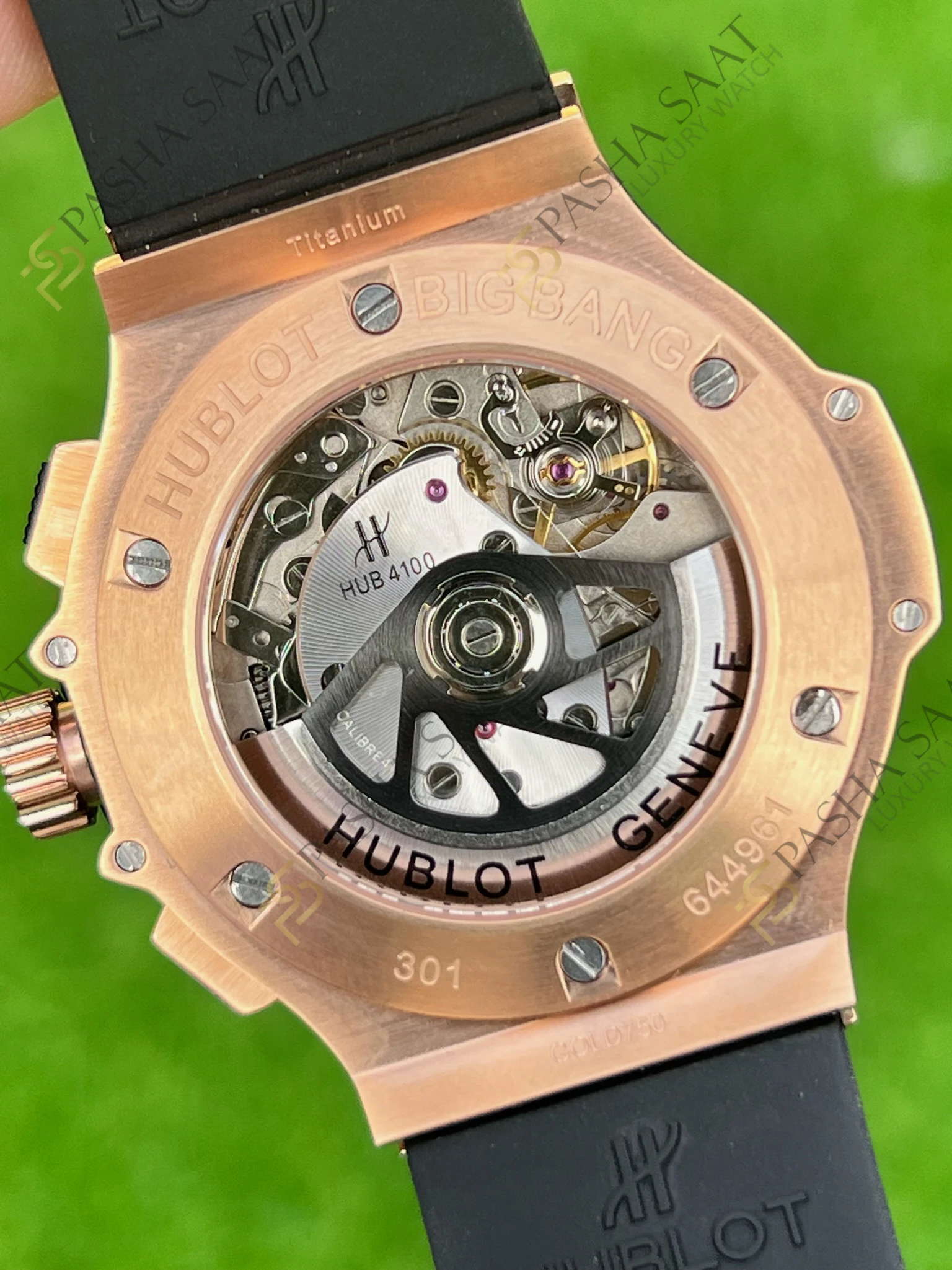 Hublot Big Bang Rose Kasa Siyah Seramik Bezel Superclone Saat Hublot Big Bang Rose Kasa Siyah Seramik Bezel Superclone Saat - Görsel 6