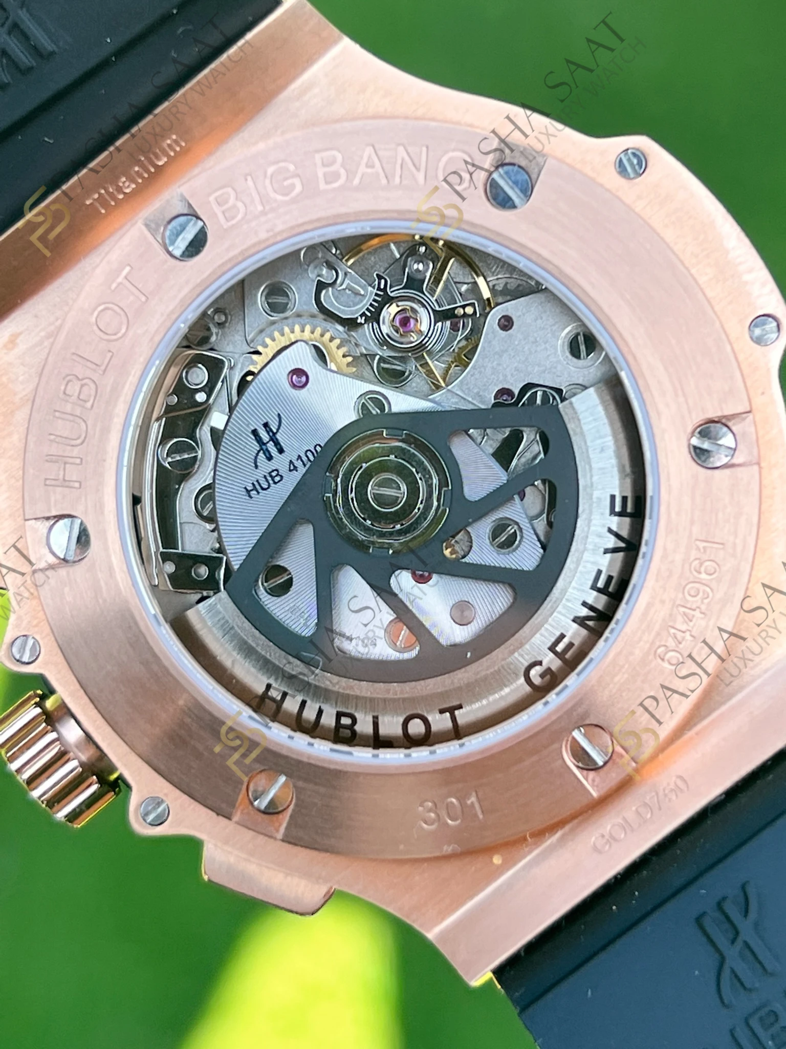 Hublot Big Bang Rose Kasa Siyah Seramik Bezel Superclone Saat Hublot Big Bang Rose Kasa Siyah Seramik Bezel Superclone Saat - Görsel 7