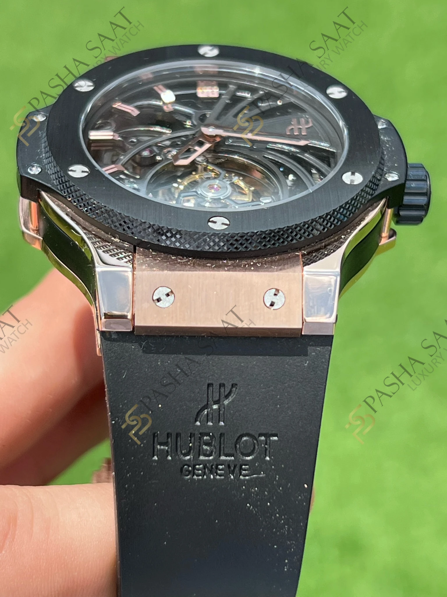 Hublot Big Bang Rose Kasa İskelet Kadran Superclone Saat Hublot Big Bang Rose Kasa İskelet Kadran Superclone Saat - Görsel 2