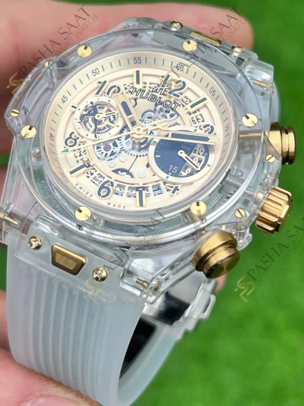 Hublot Big Bang Safir Kasa Sar Kadran Krono Eta Saat 2