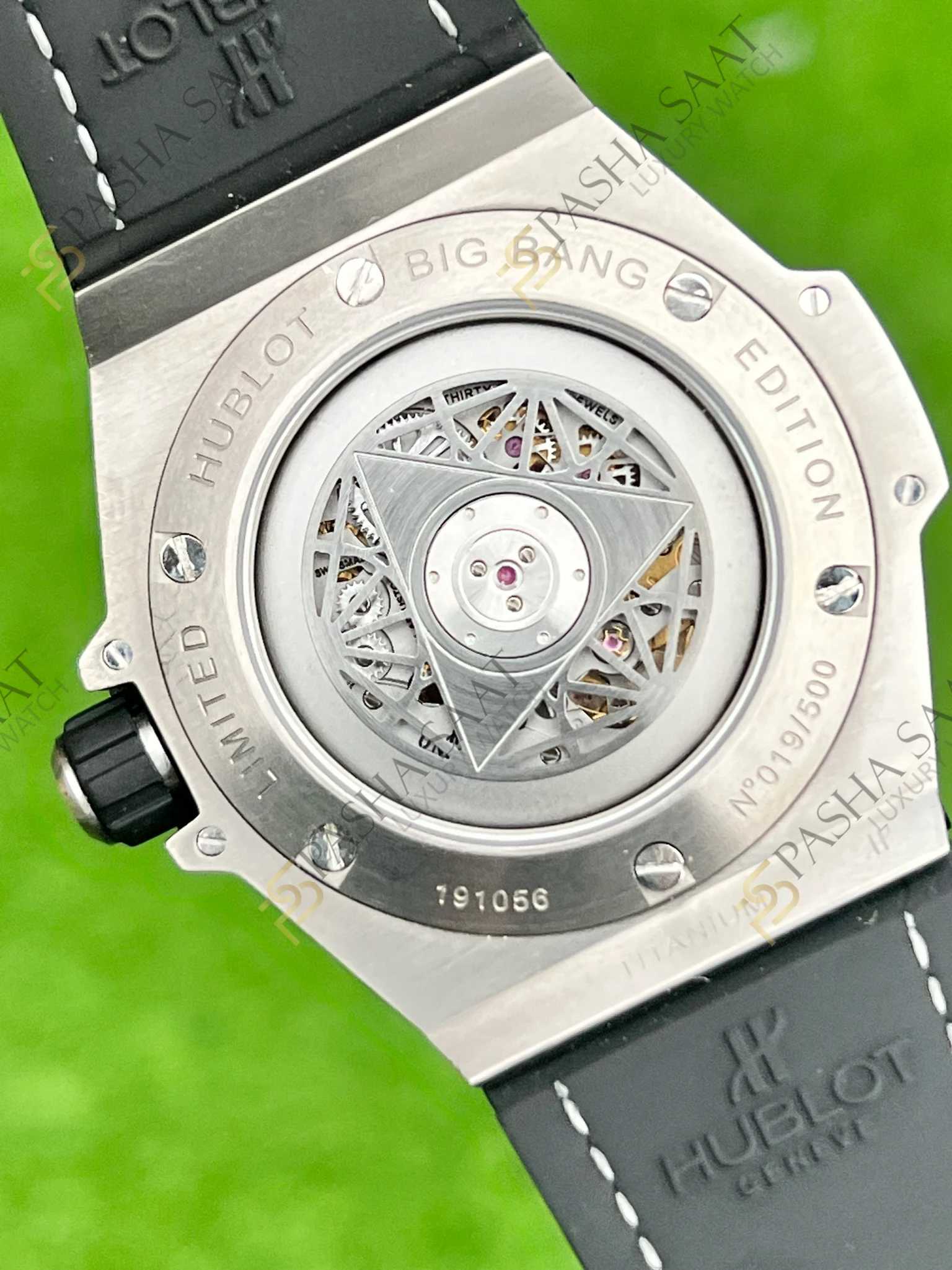 Hublot Big Bang Sang Bleu Titanyum Kasa Beyaz Kadran Superclone Saat - Görsel 5