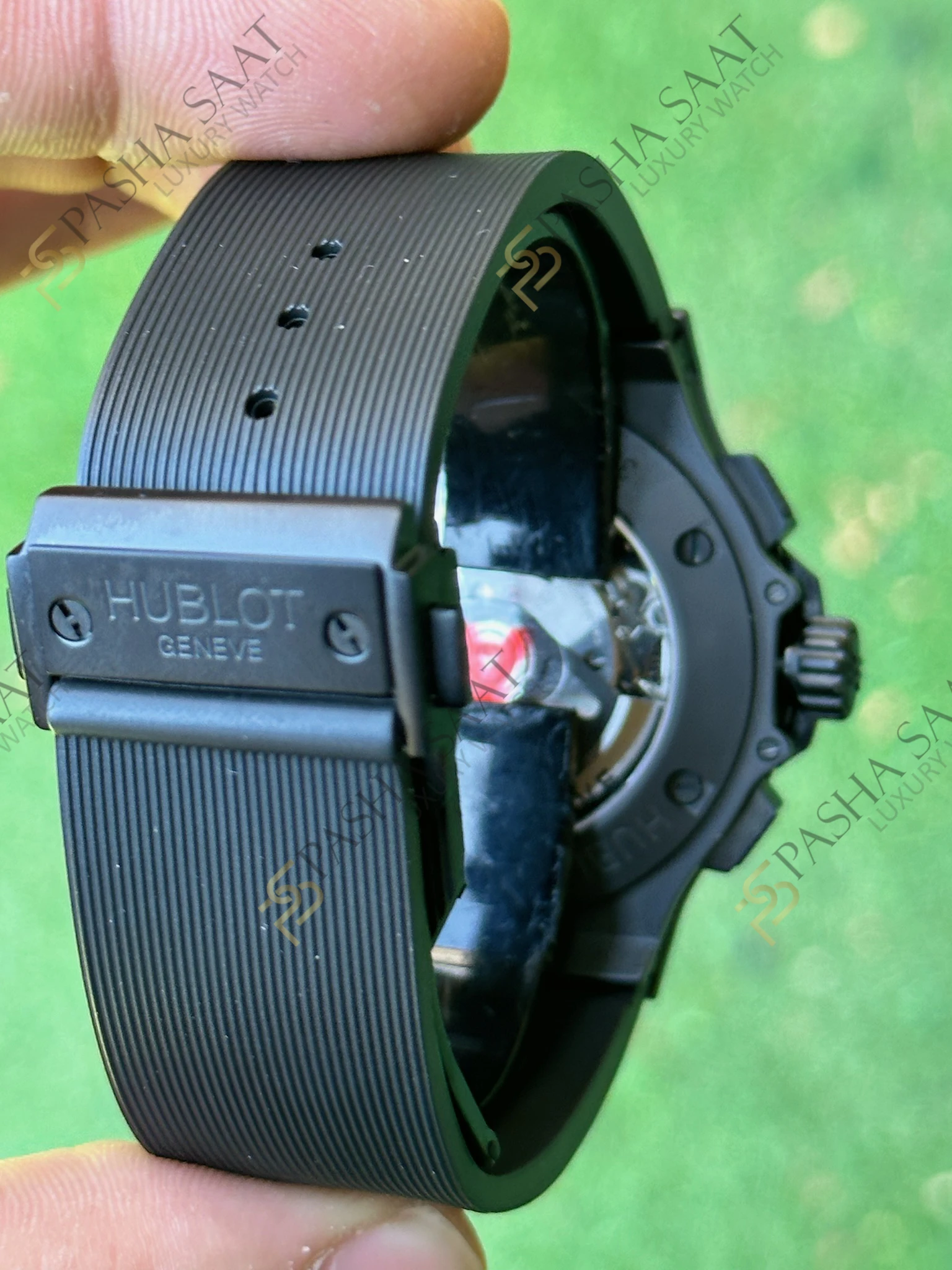 Hublot Big Bang Siyah Kadran Pvd Kasa Kauçuk Kordon Superclone Saat - Görsel 5